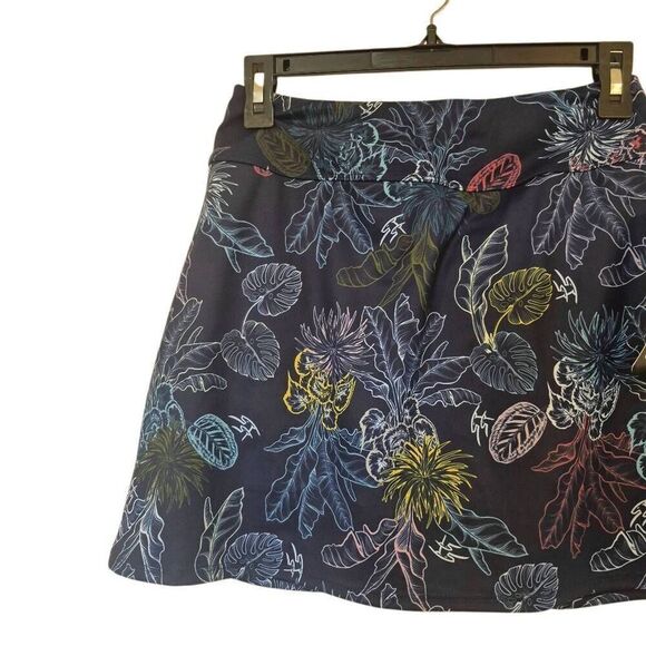 Foray Golf Women's Navy & Multicolor Floral Poly/Spandex Skirt Skort NEW - Picture 2 of 9